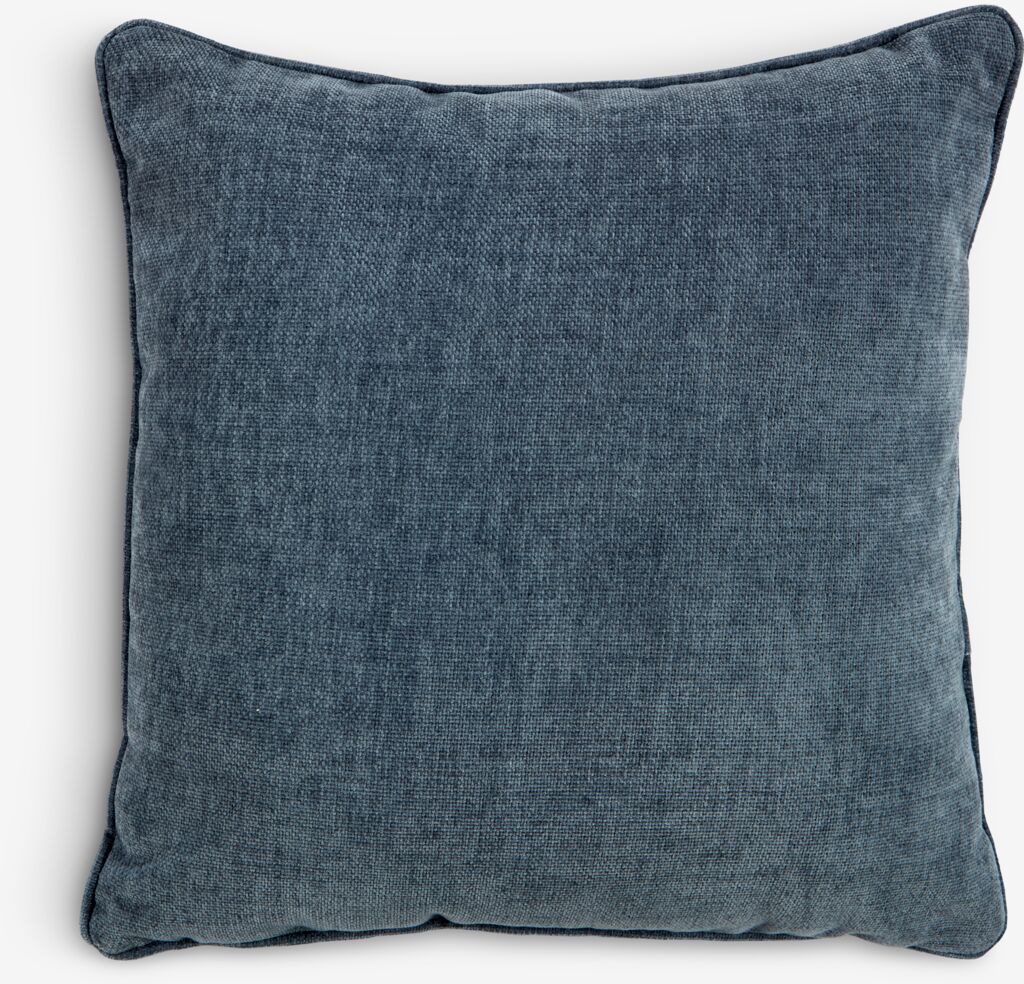 HORNFIOL Decorative pillow HORNFIOL 45x45 chenille blue