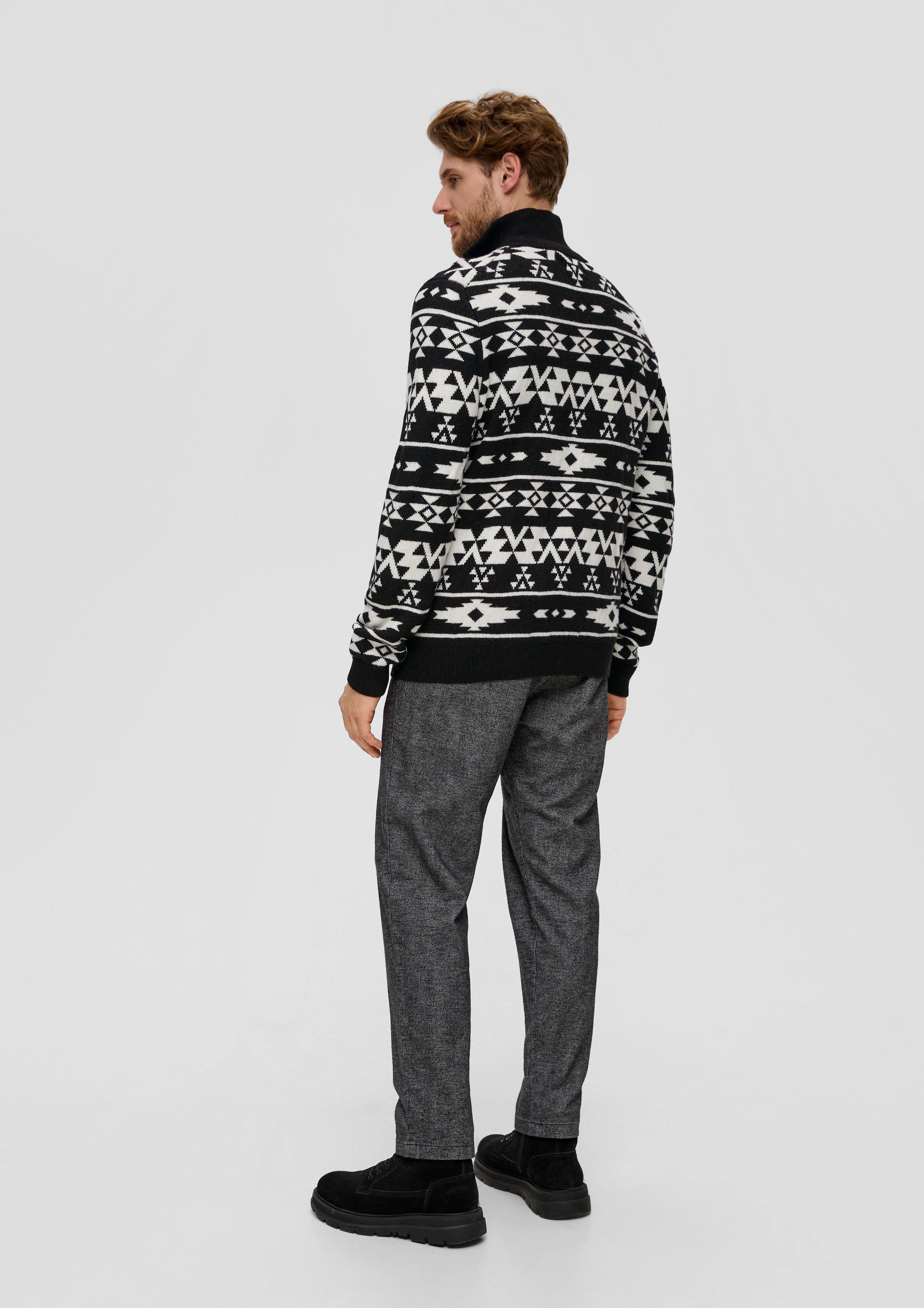Troyer mit Jacquard-Muster  2137419-99A3