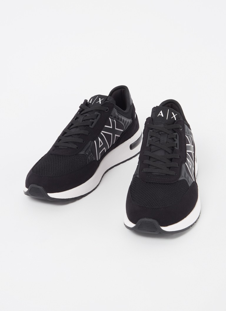 Adidasy Armani Exchange z detalami z siateczki