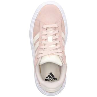 adidas Grand Court Platform Suede in rosa