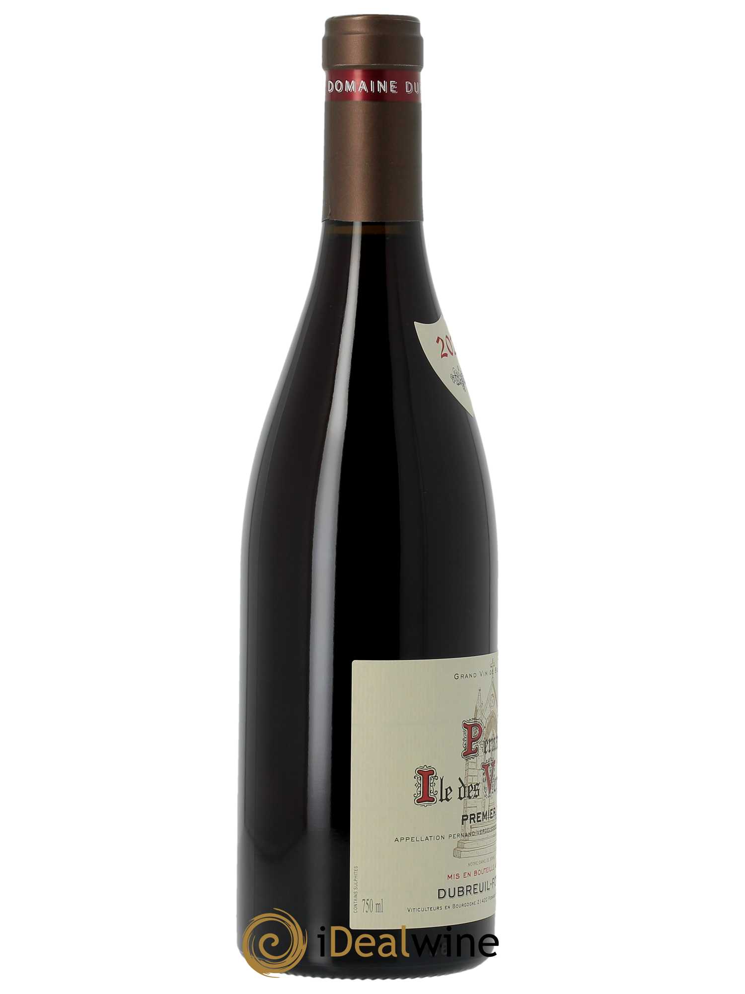 Pernand-Vergelesses 1er Cru Ile des Vergelesse Domaine Dubreuil Fontaine  2021 - Lot de 1 Bouteille