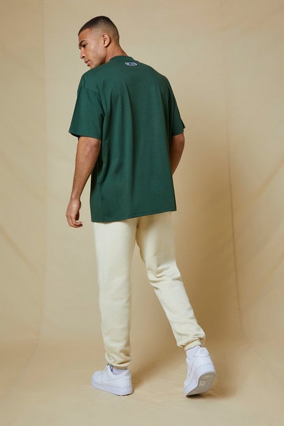 Oversize T-Shirt mit Baseball-Print
