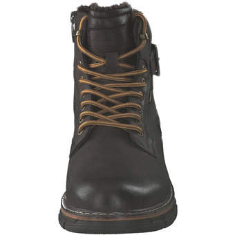 Tom Tailor Schnür Boots in braun