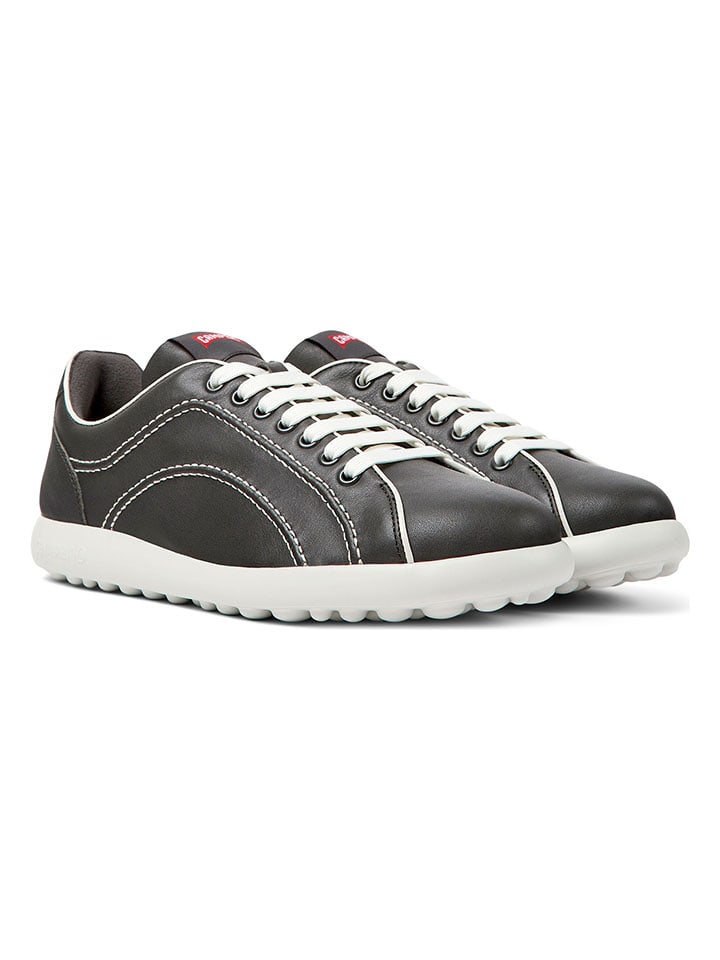 Camper Leder-Sneakers in Anthrazit günstig kaufen
