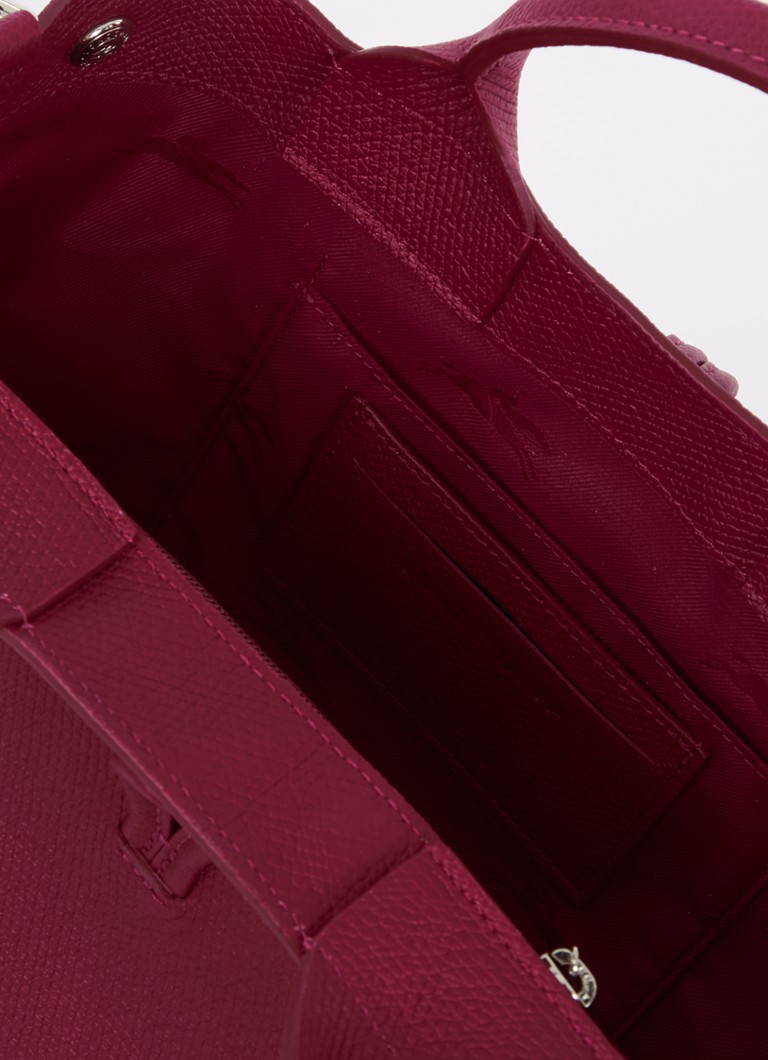 Longchamp La Roseau ādas rokassoma S ar noņemamu plecu siksnu