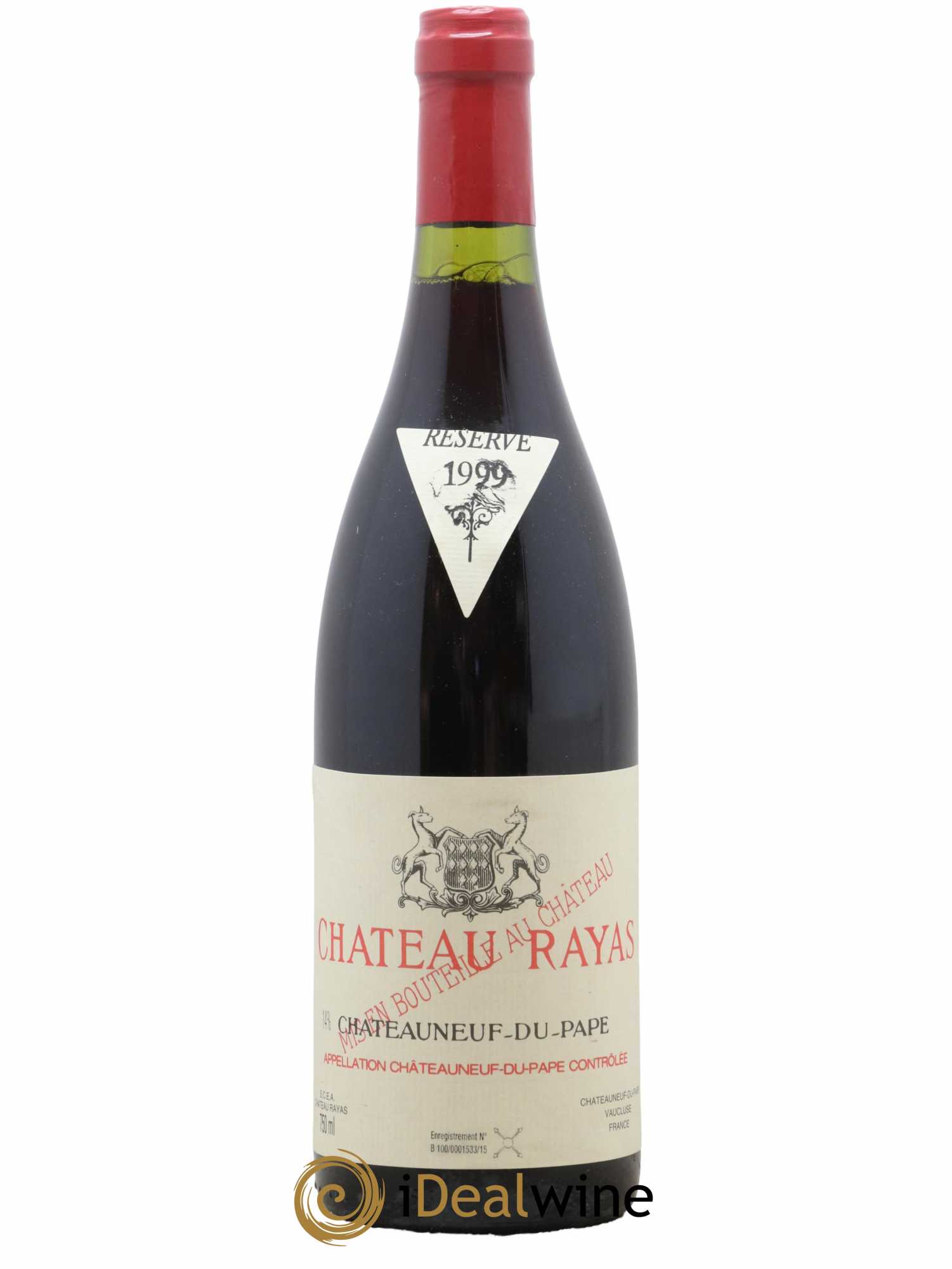 Châteauneuf-du-Pape Château Rayas Emmanuel Reynaud  1999 - Lot de 1 Bouteille