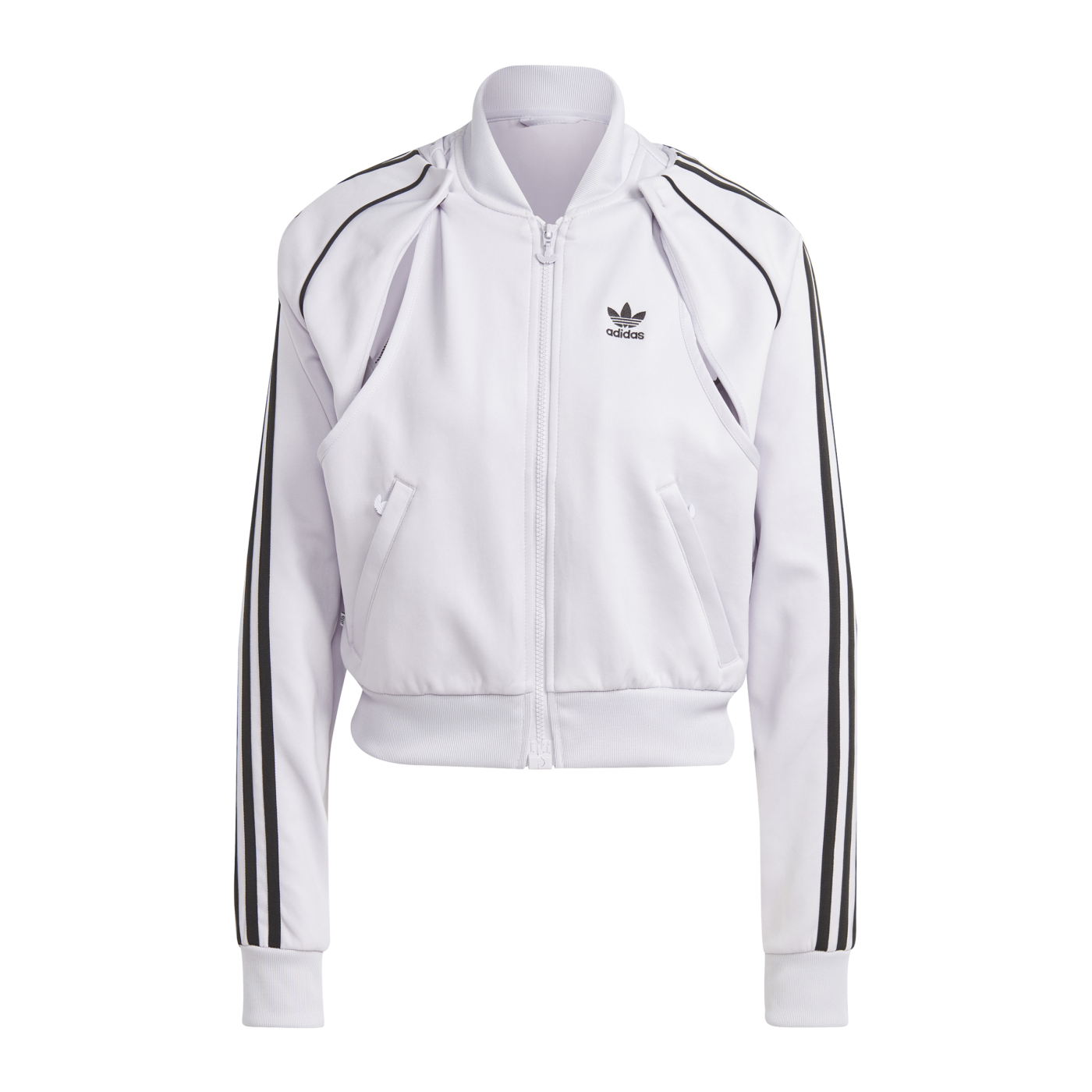 adidas Tracktop Jacke Damen Silber