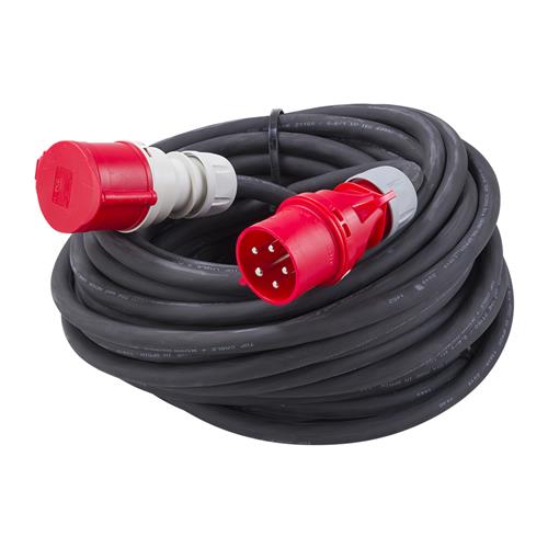 Connectra 40.872.01 Podaljševalni kabel CEE 400V - 32A - 5P - 5G 6,0 mm² - 25m s fazno spremembo