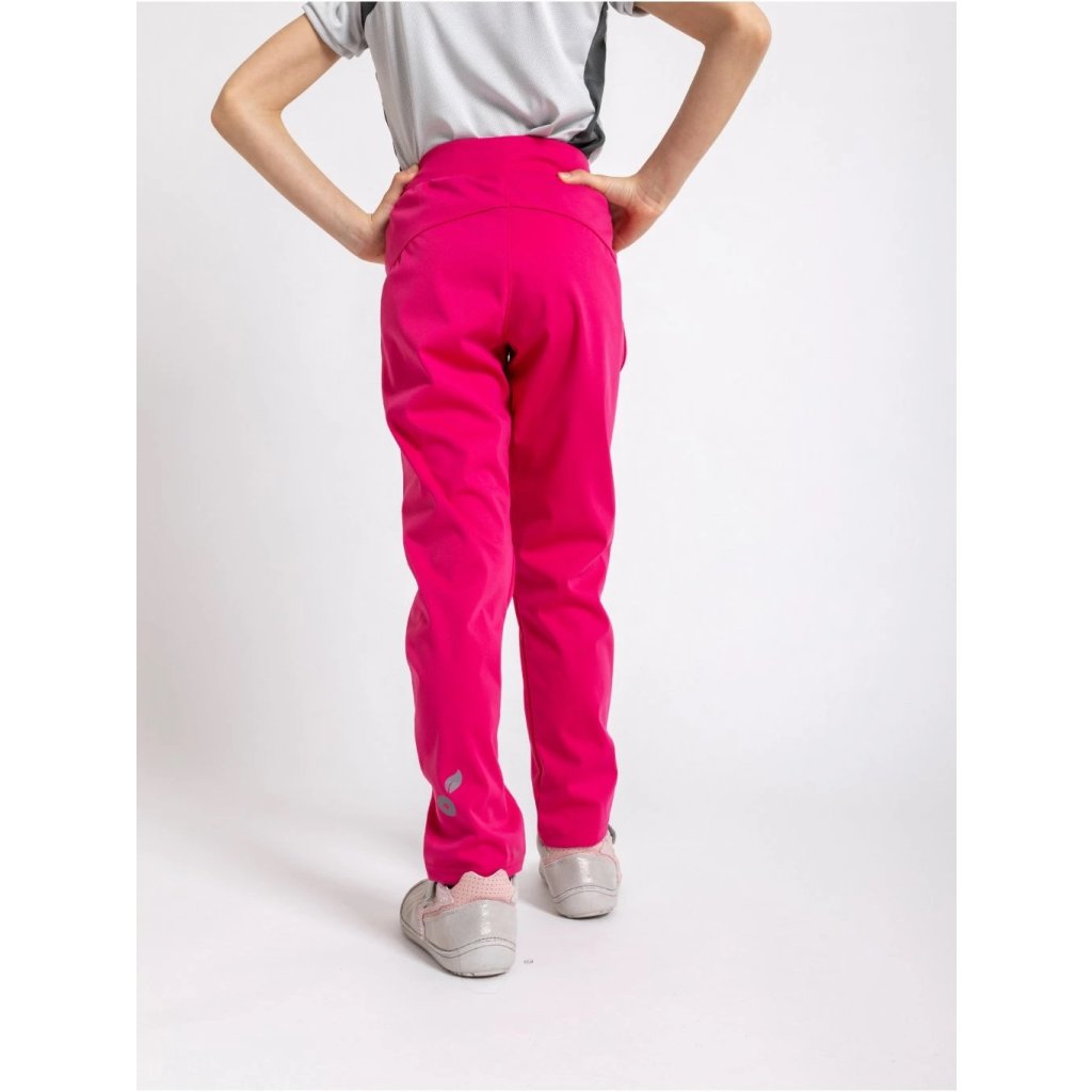 Unuo Sporty Fuchsia ungefütterte Kinder Softshellhose