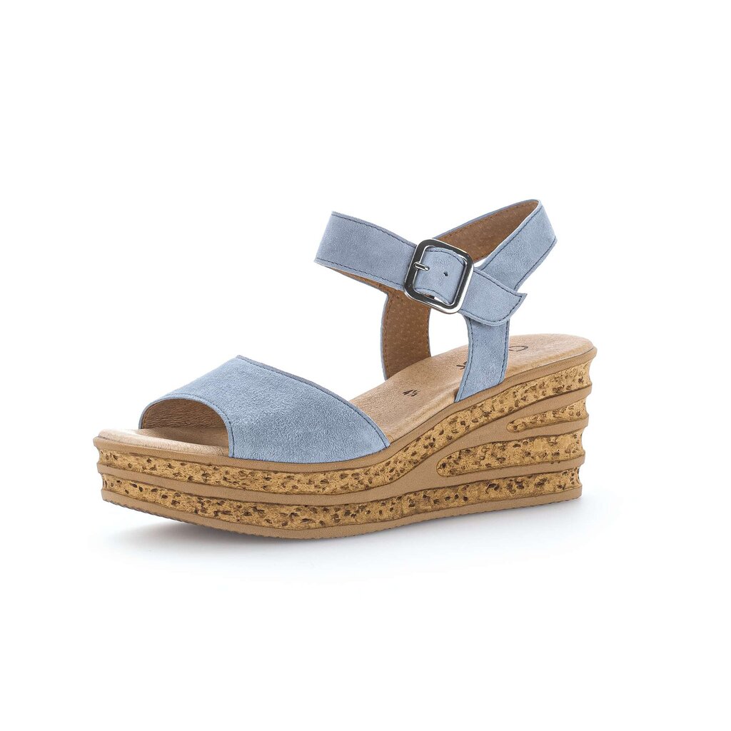 Gabor fashion Keilsandalette blau