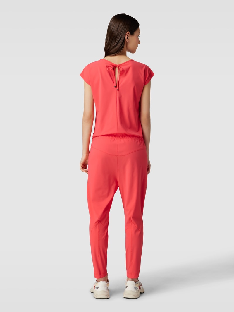 Jumpsuit mit V-Ausschnitt Modell 'GIRA' in koralle