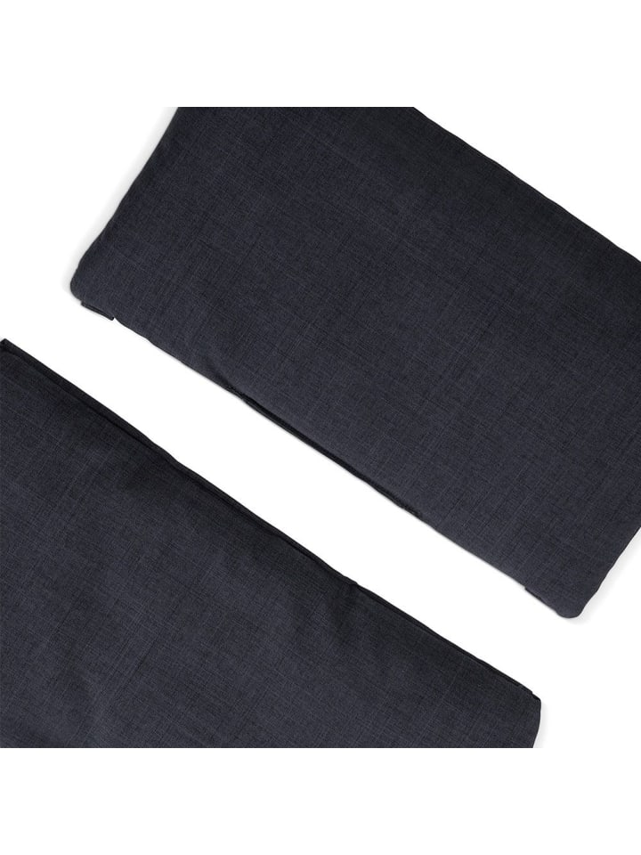 Hauck Hochstuhlauflage Deluxe - Melange Charcoal in schwarz günstig kaufen onesize