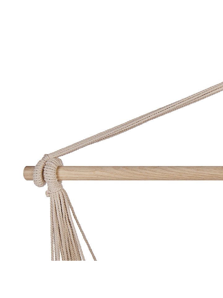 Beliani Hängesessel BONEA in Beige - (W) 95 x (H) 125 x (L) 55 cm günstig kaufen onesize