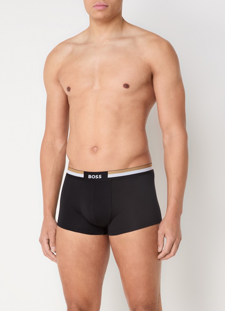 Lot de 3 boxers HUGO BOSS avec ceinture logotée