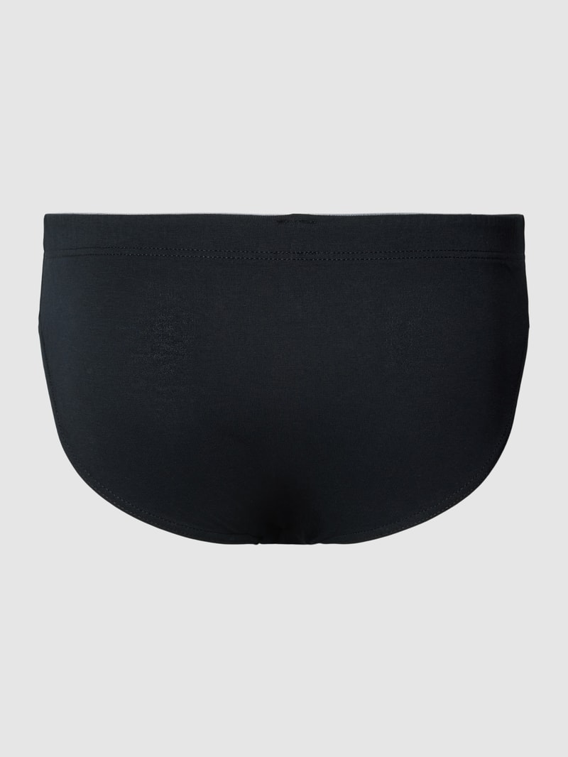 Slip in unifarbenem Design im 3er-Pack in schwarz