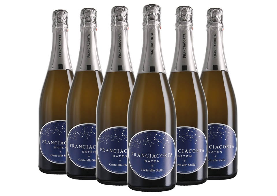 Franciacorta Brut Satèn DOCG Corte alle Stelle 6 bouteilles de 0,75 ℓ