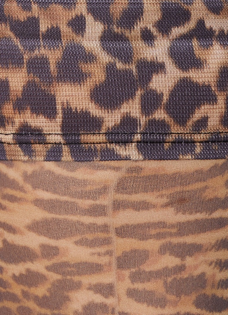Colanți autoportanți Marlies Dekkers Vixen cu imprimeu leopard