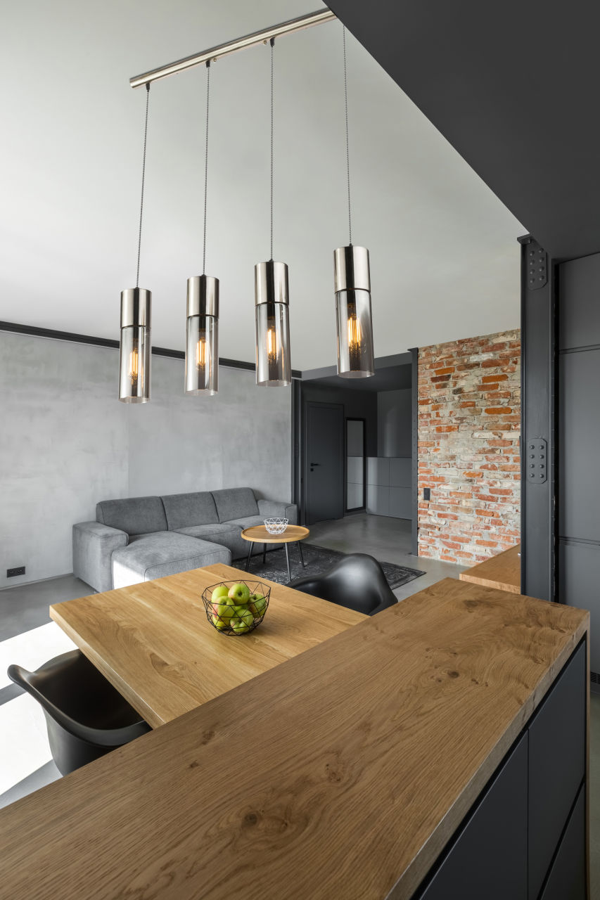Globo Lighting - ANNIKA - Hängeleuchte Metall Nickel matt, 4x E27