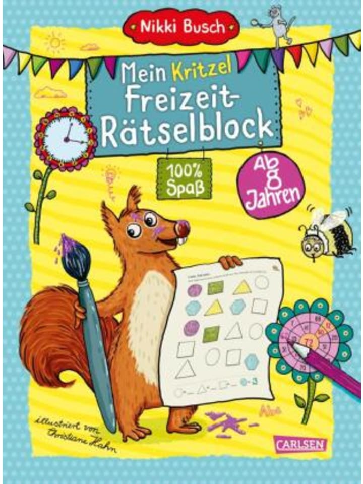 Carlsen Buch - Mein großer Freizeit Kritzel- und Rätselblock günstig kaufen onesize