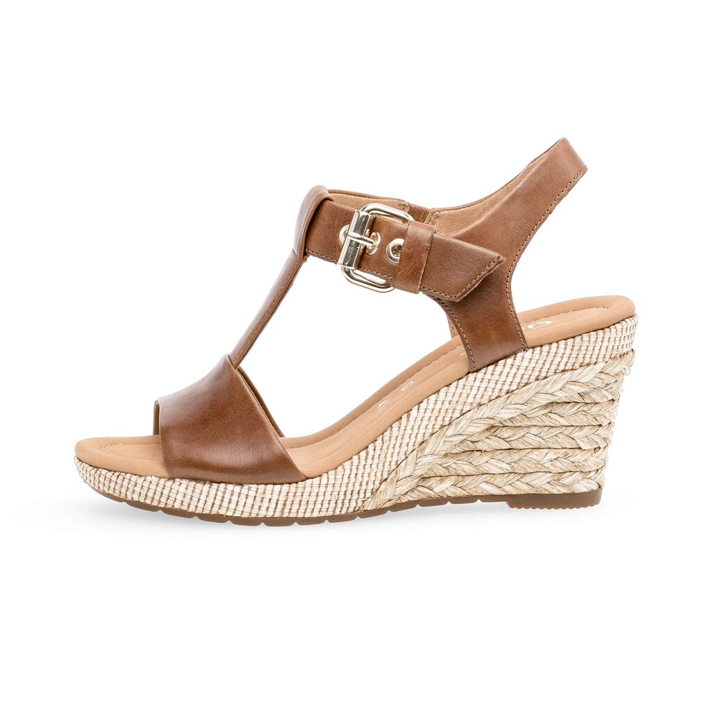 Gabor comfort Keilsandalette braun