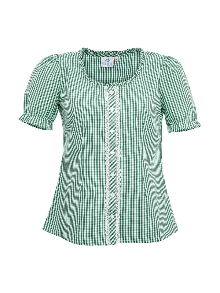 Spieth & Wensky Bluse DOTTERBLUME in grün günstig kaufen