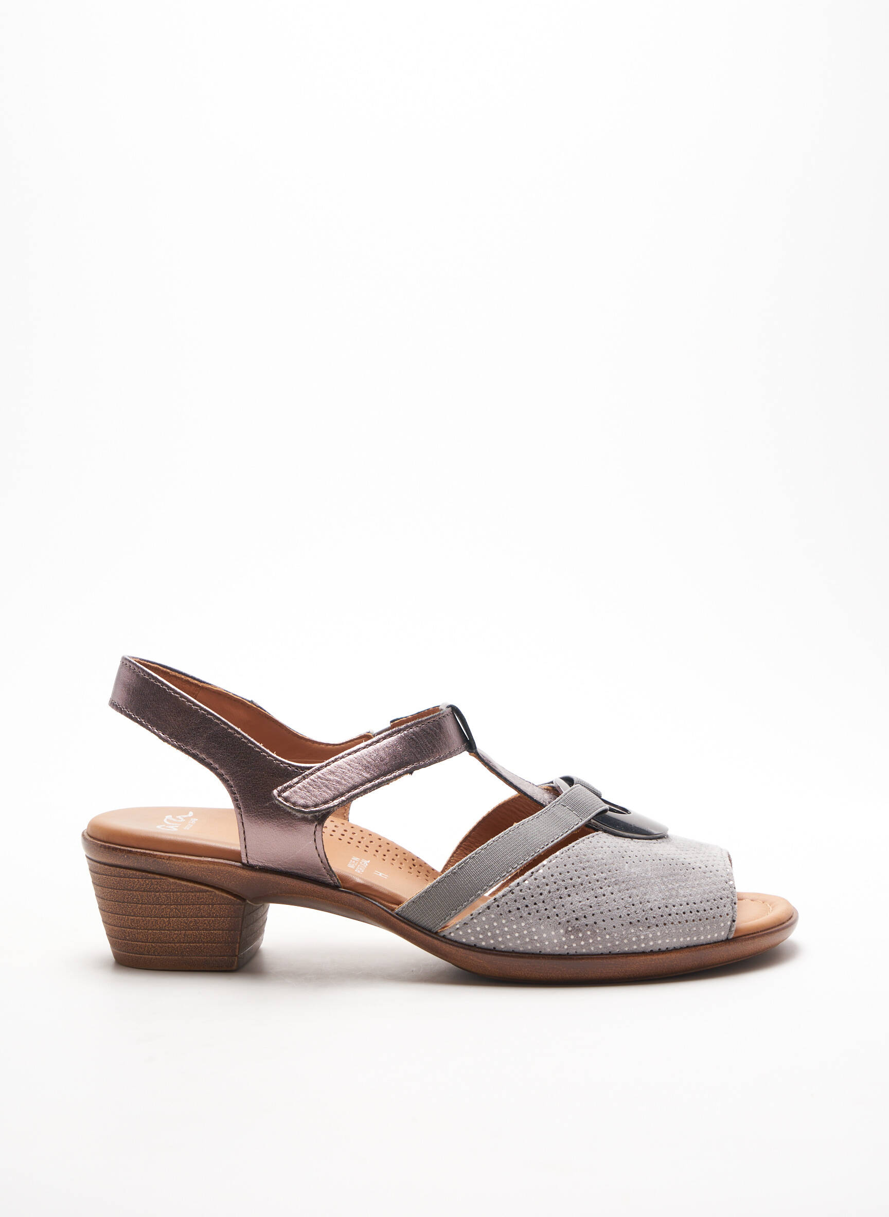 Ara Sandales Nu Pieds Femme couleur gris