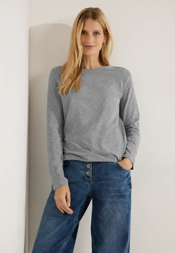CECIL Langarmshirt mit Gummibund