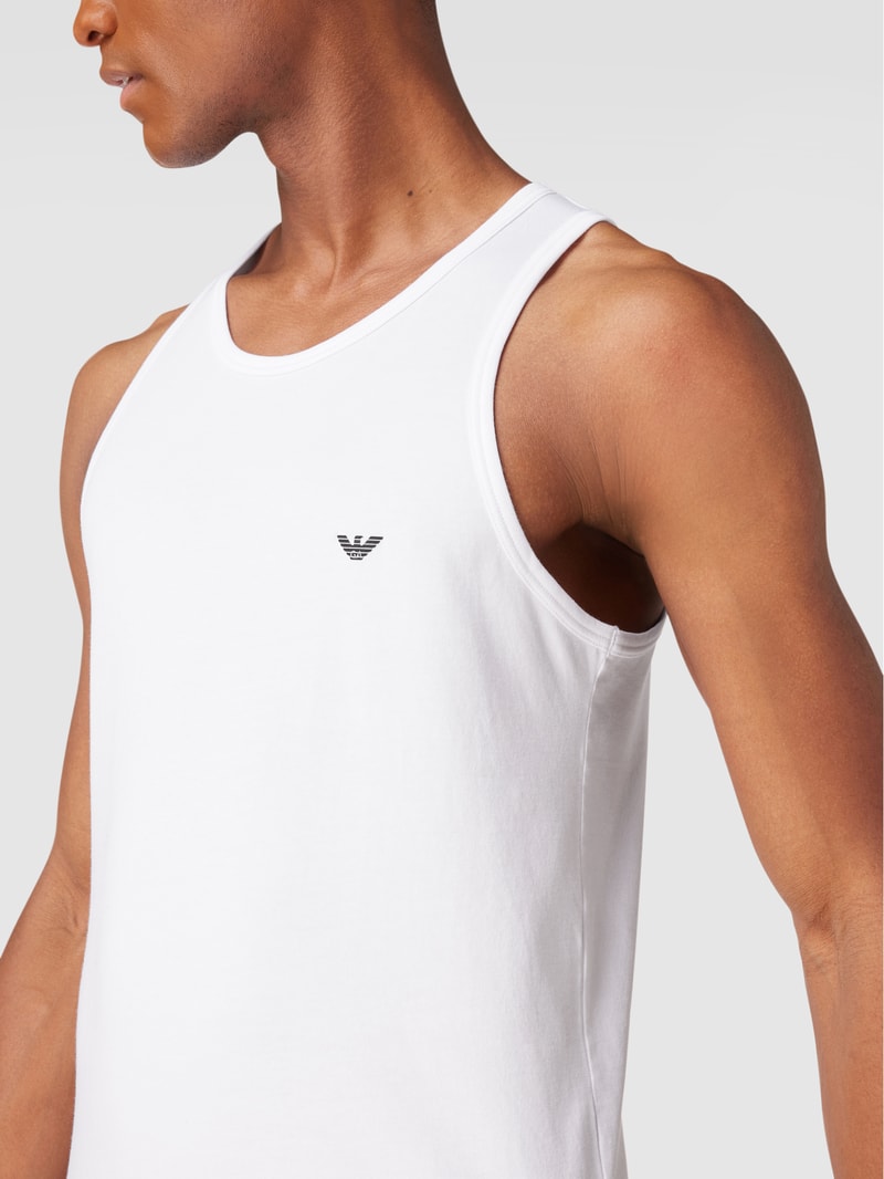 Tanktop mit Stretch-Anteil in weiß
