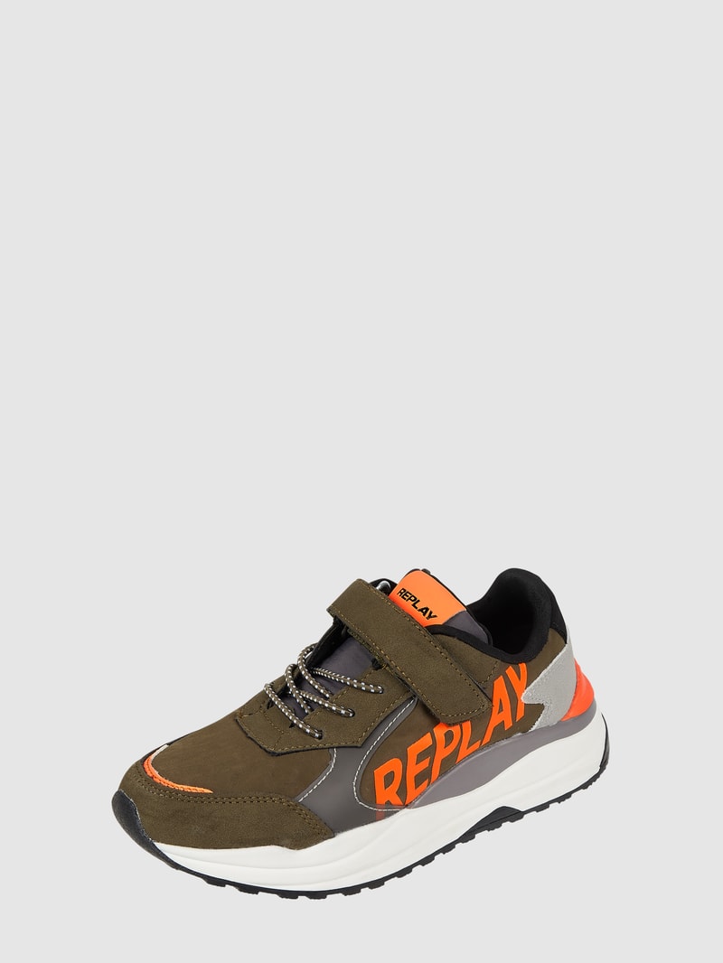 Sneaker im mehrfarbigen Design Modell 'Merak' in khaki