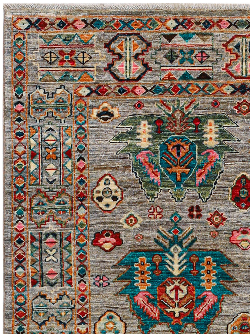 Kazak Ghazni ca. 123 x 173 cm, Unikat / Einzelstück