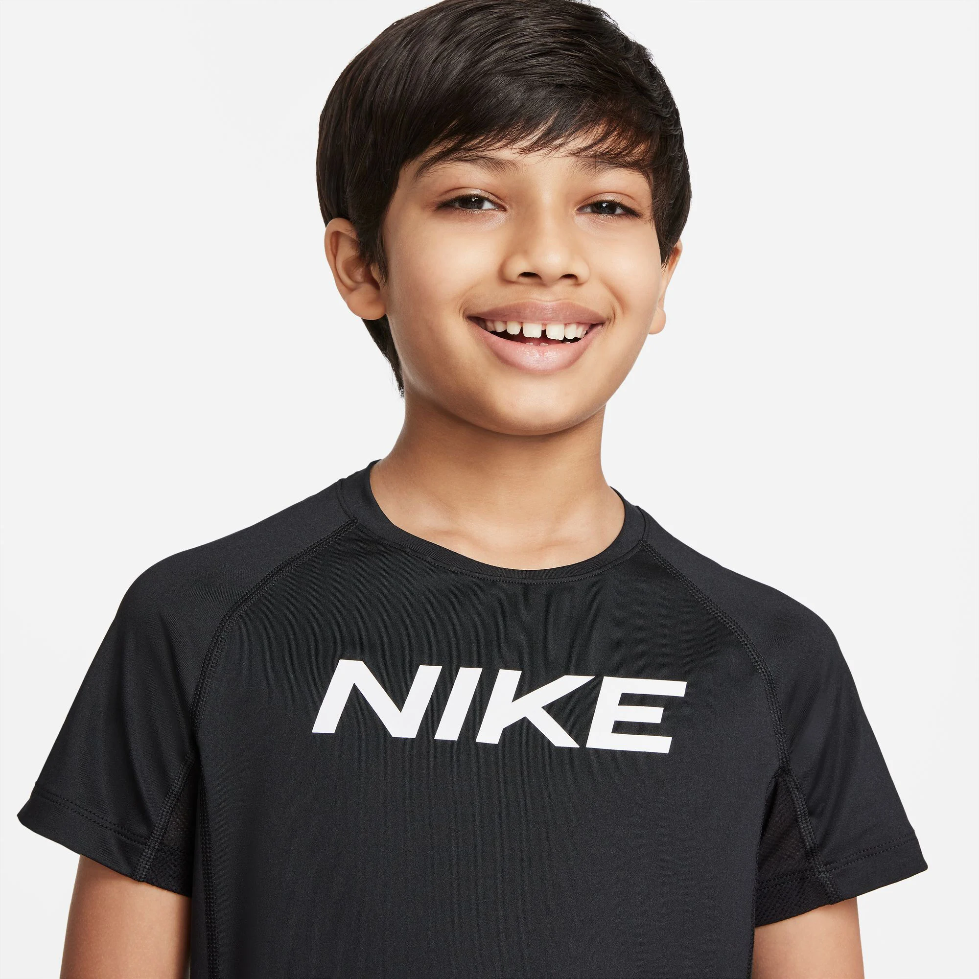 Dri-Fit Pro T-Shirt Jungen - Schwarz, Weiß