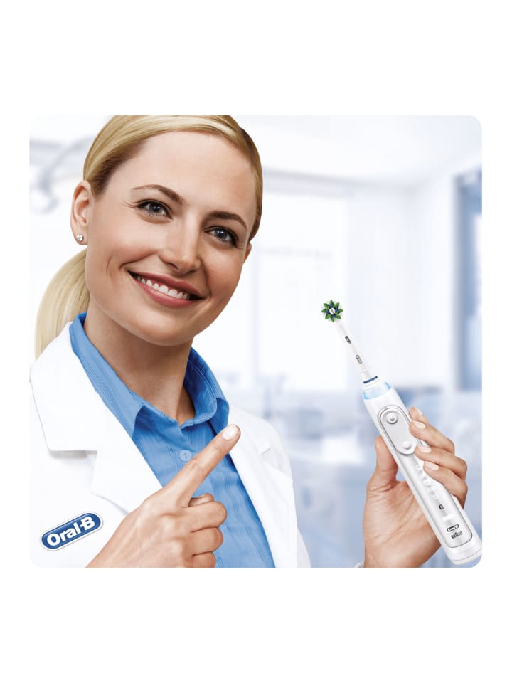 Oral-B CrossAction  Aufsteckbürsten in Weiß günstig kaufen onesize