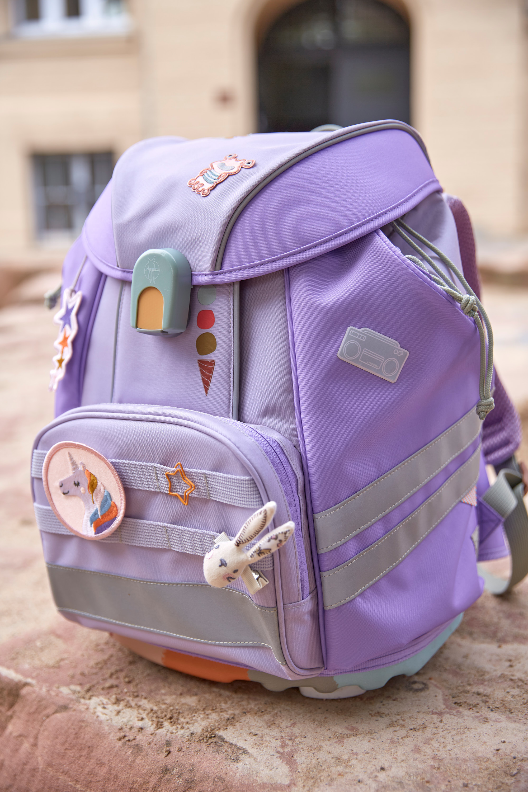 Schulranzen Set 7-teilig, Flexy Unique Violet