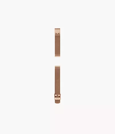 Fossil Milanaiseband für Damenuhr 14 mm Roségold