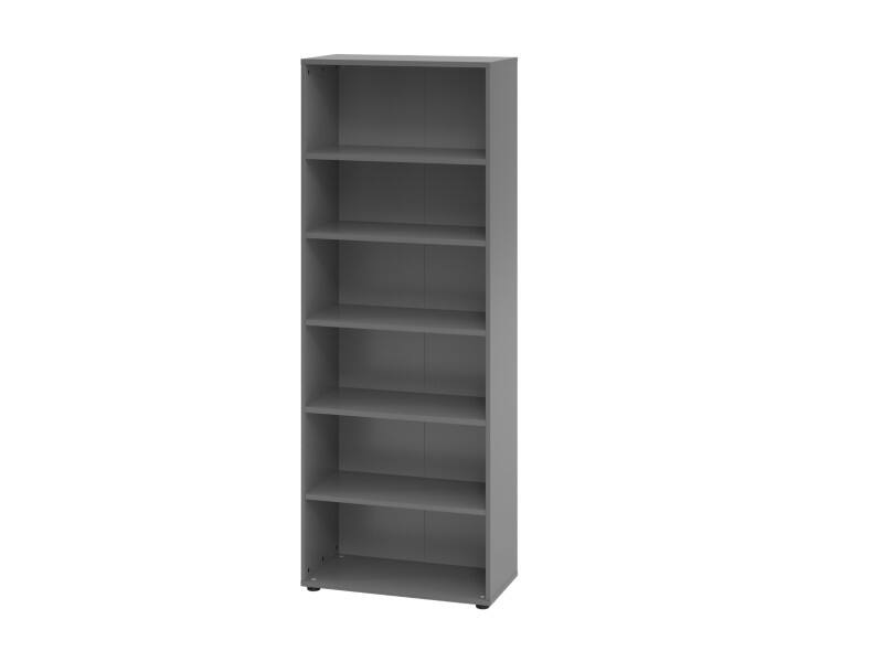 Hammerbacher Regal V968RE/G Grau 80 x 40 x 215,4 cm
