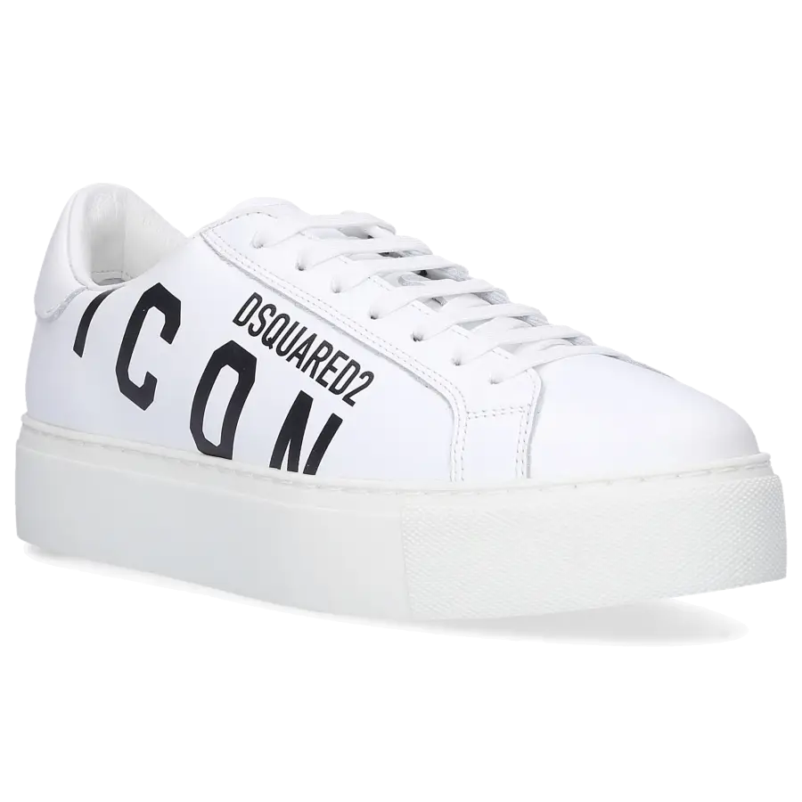 Dsquared2 - Sneaker low NEW TENNIS Kalbsleder - weiß