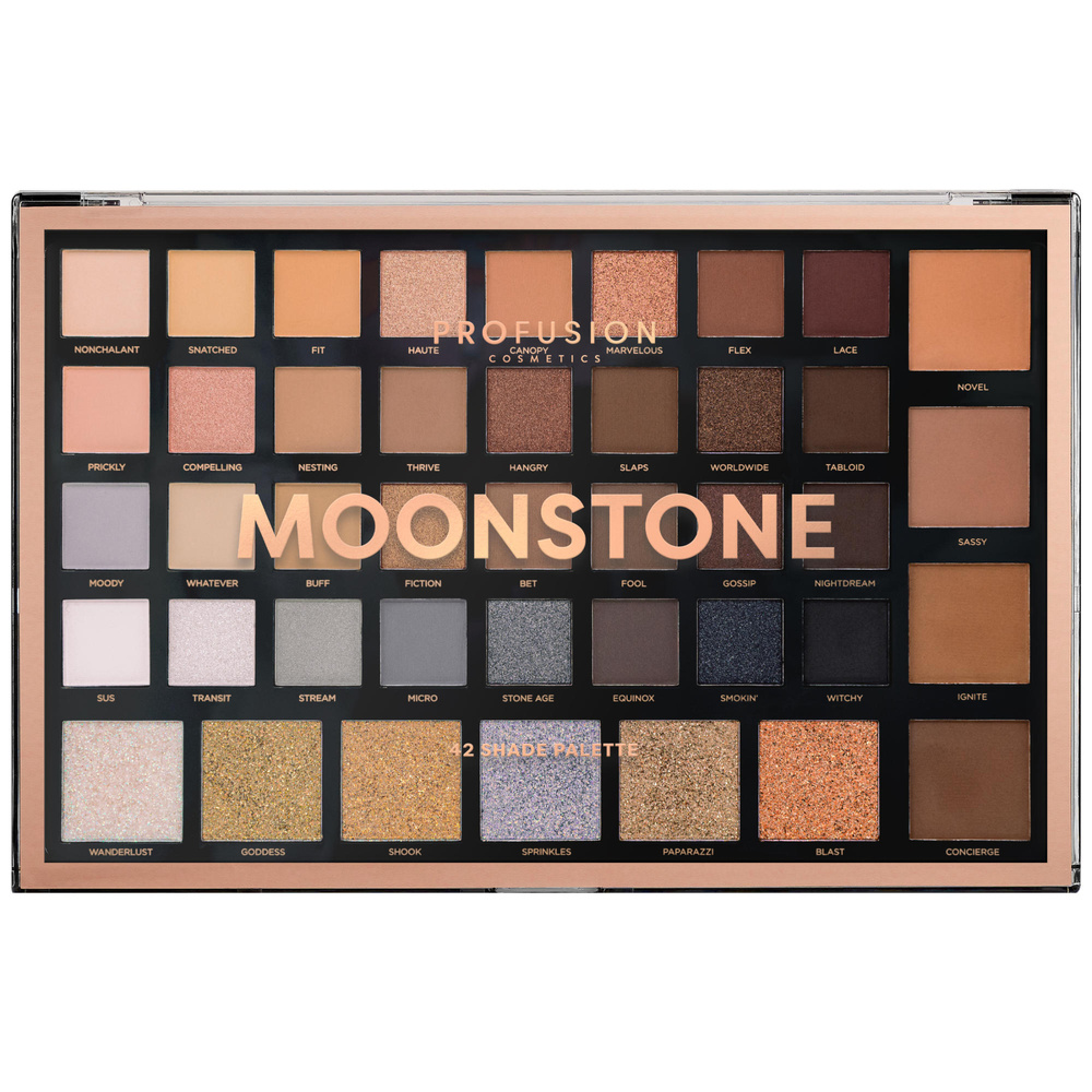 Profusion Cosmetics PALETTE YEUX PRO 42 MOONSTONE OMBRES A PAUPIERES