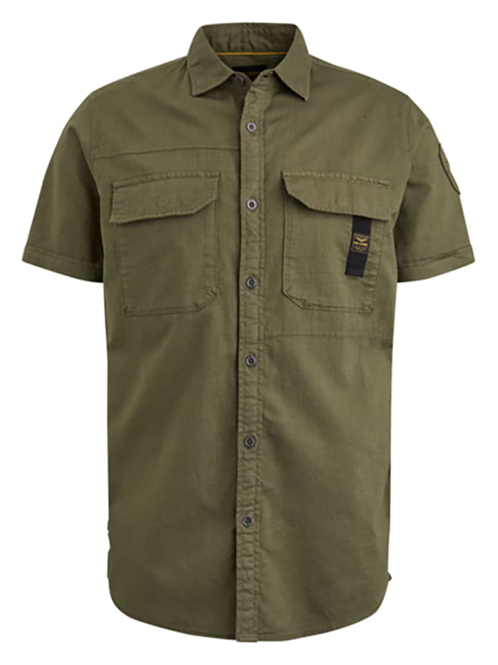 PME Legend Hemd - Regular fit - in Khaki günstig kaufen