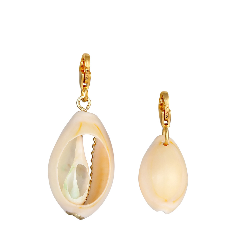 Nenalina Nenalina Amulette Charmant ensemble pour dames Kauri coquillage en 925/1000 argen Pendentif