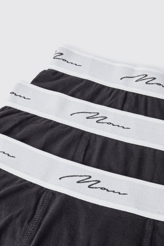 3er-Pack Man Signature Boxershorts