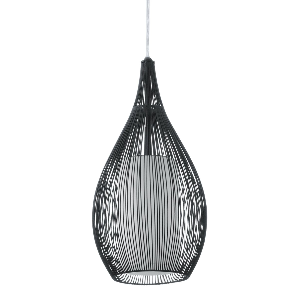 EGLO 1-flg Pendelleuchte Razoni Schwarz