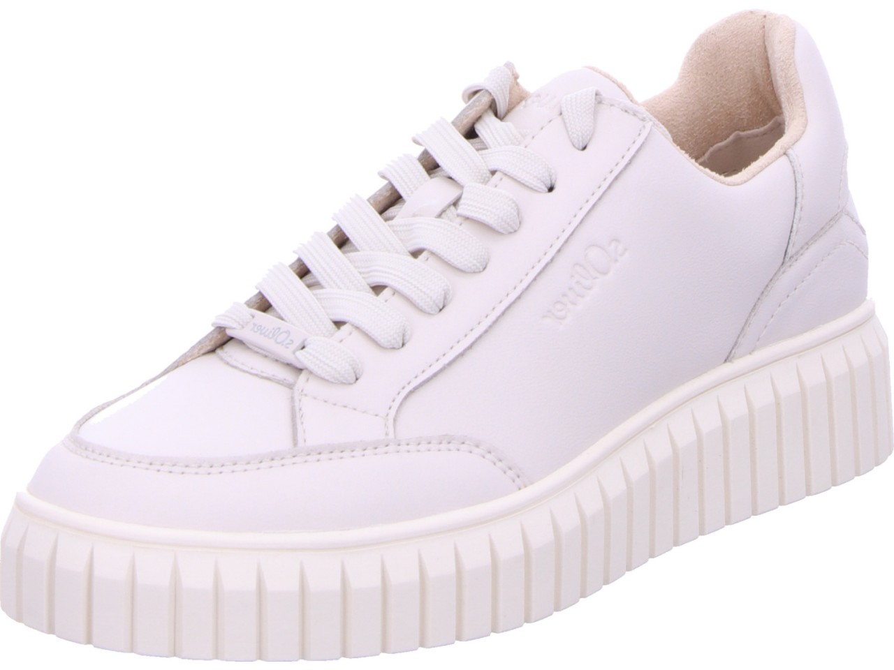 S.OLIVER Freizeit Schnürer beige