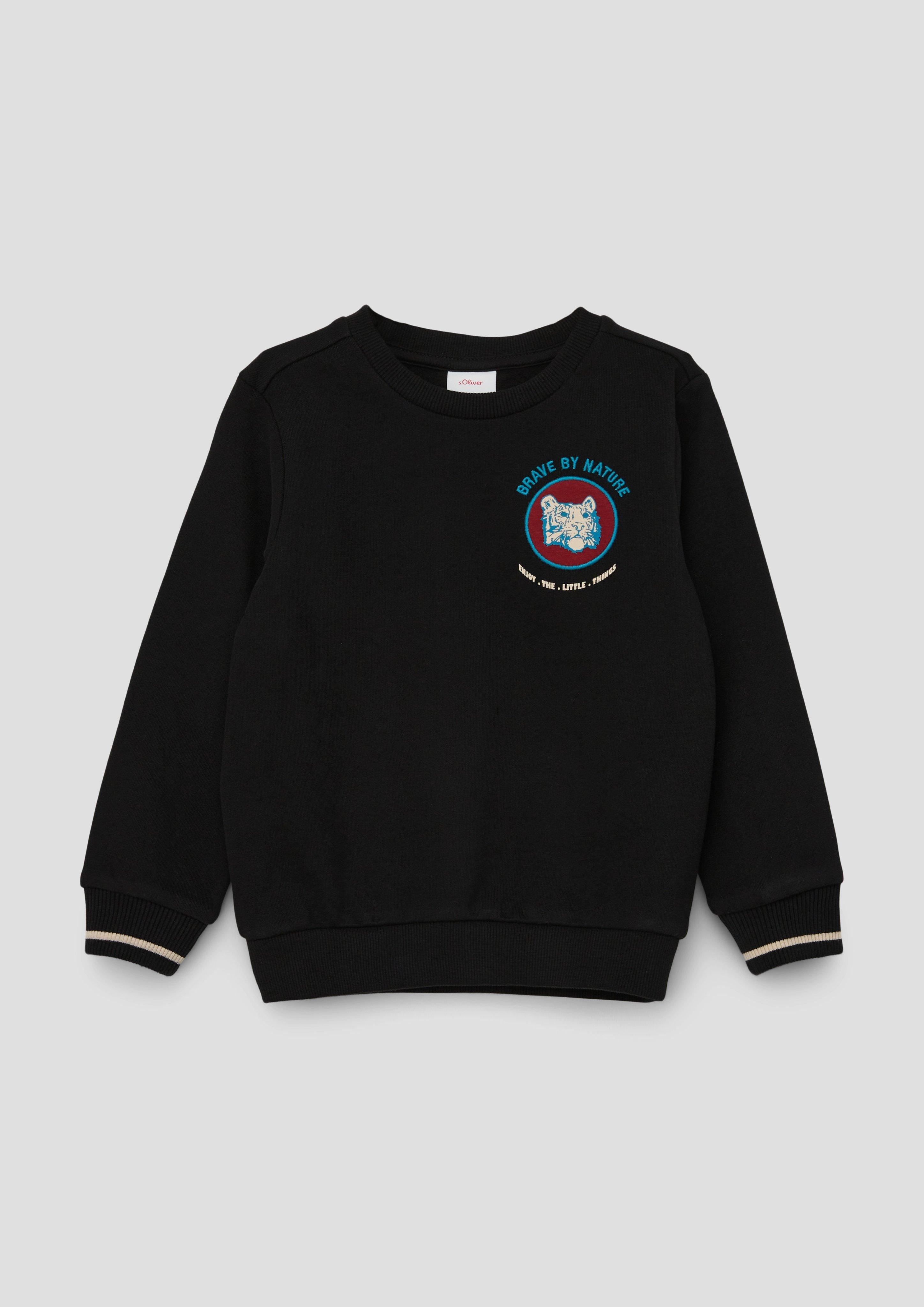 Sweatshirt mit Stickerei  2134182-9999