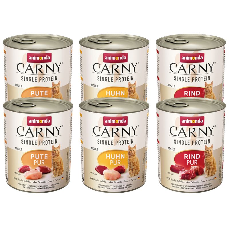 animonda Carny Single Protein Adult 6 x 800 g