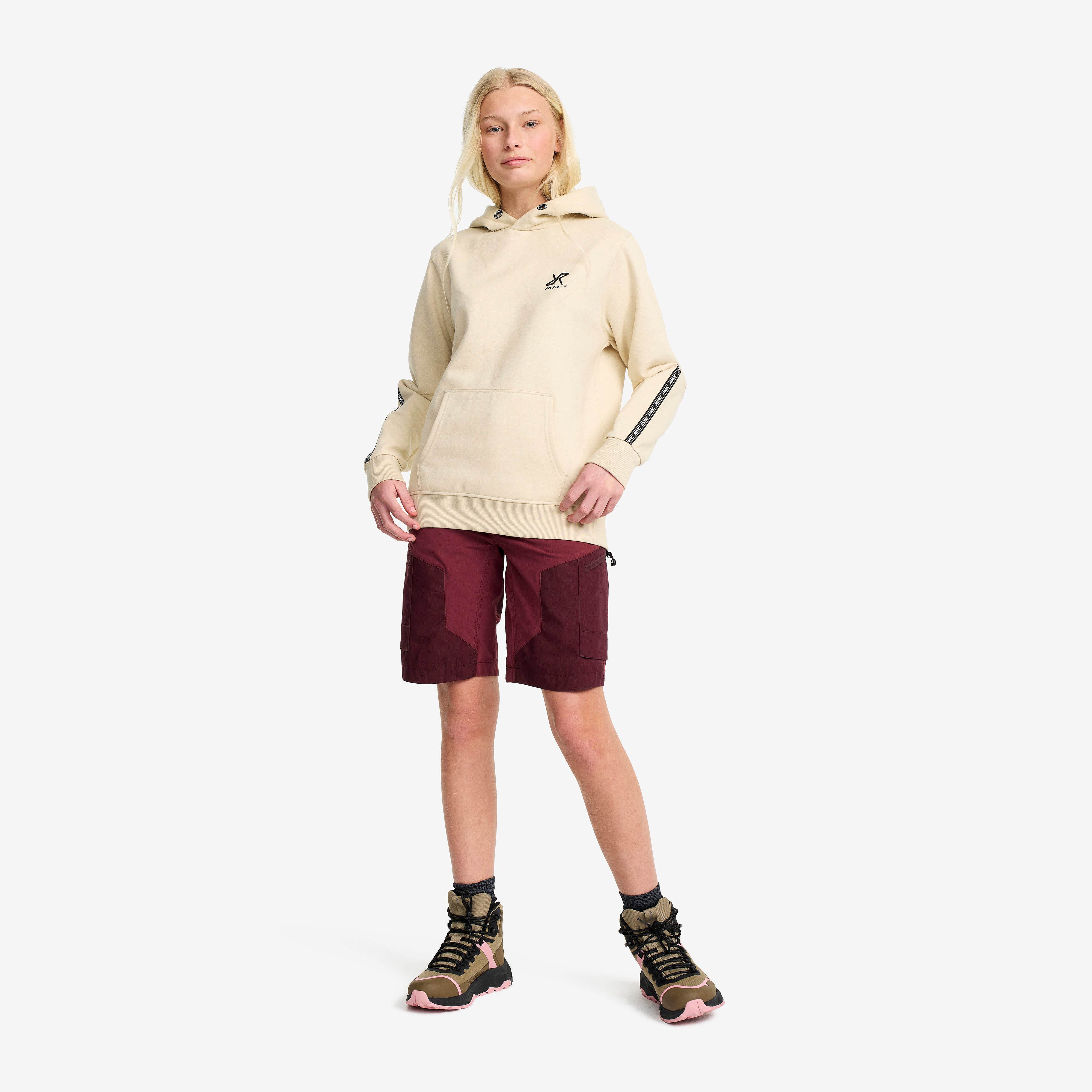 Lounge Logo Hoodie Teens Oatmeal