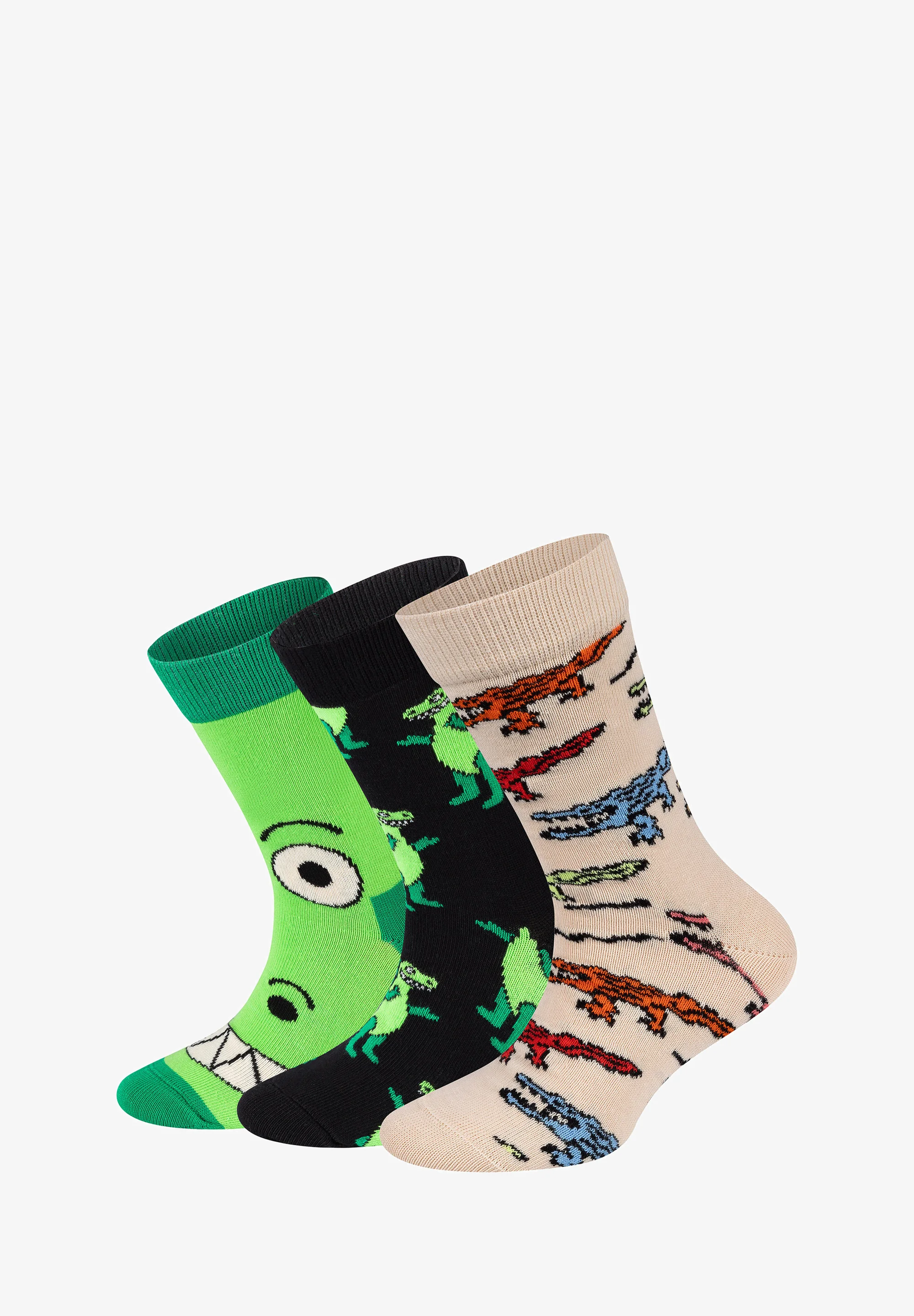 Calcetines Happy Socks PACK DE 3 DINOSOTROS COCODRILO - Calcetines