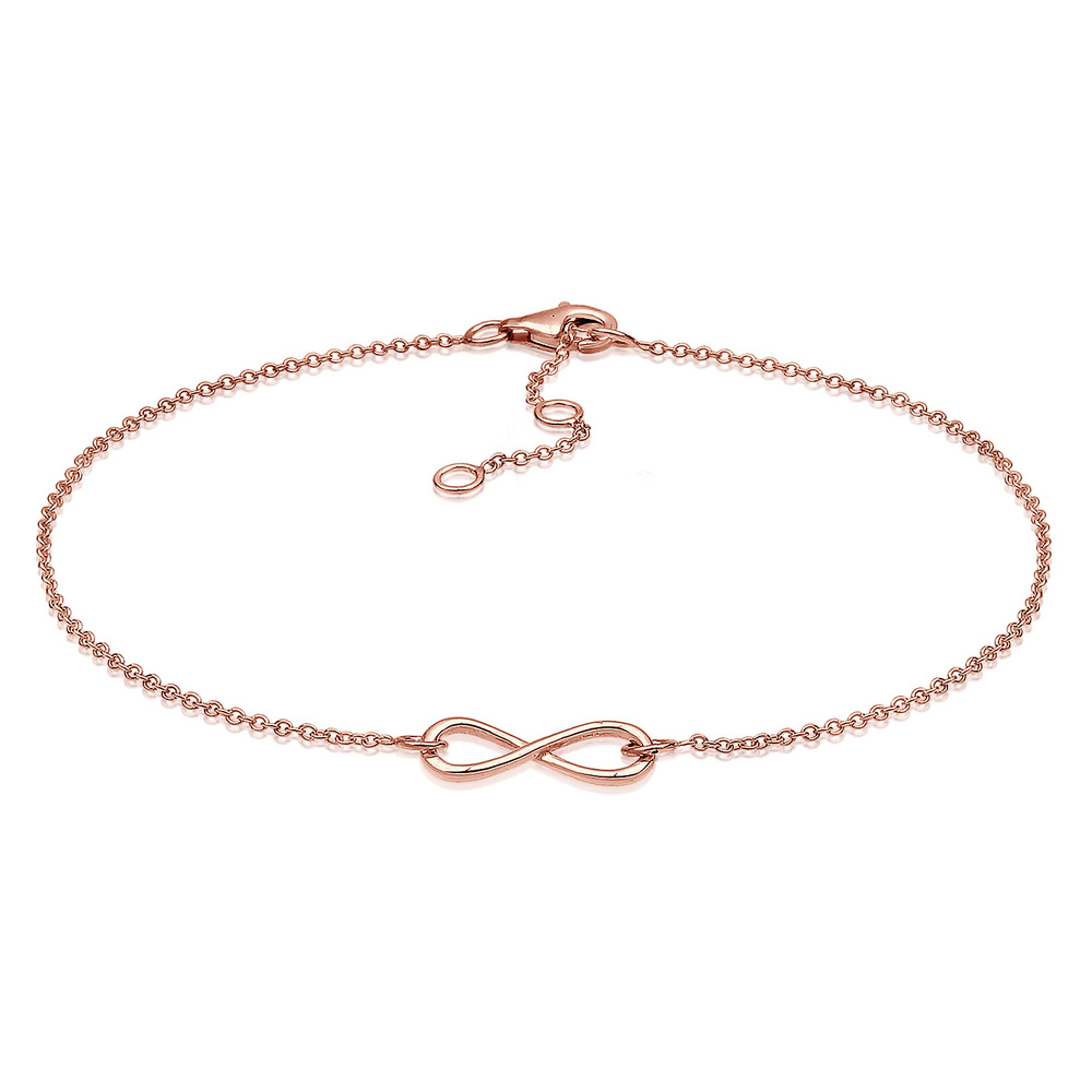 Elli Elli Bracelet de Cheville Femmes infinité élégant en argent sterling 925 Bijoux