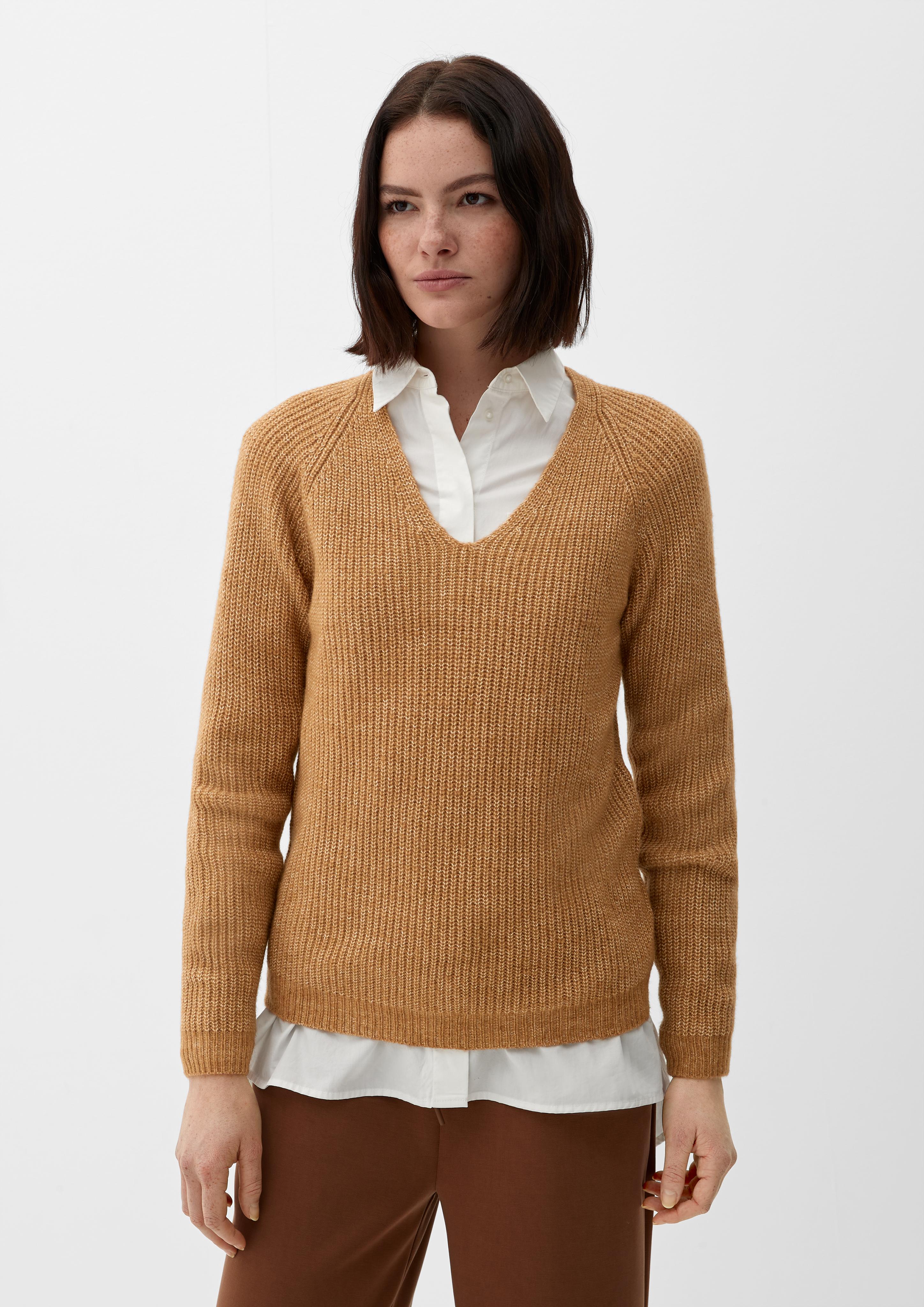 Strickpullover mit V-Ausschnitt  2124197-8469