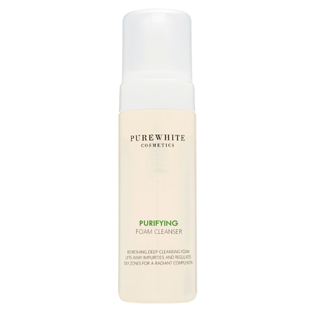 pure white cosmetics Mousse nettoyante purifiante nettoyant pour le visage