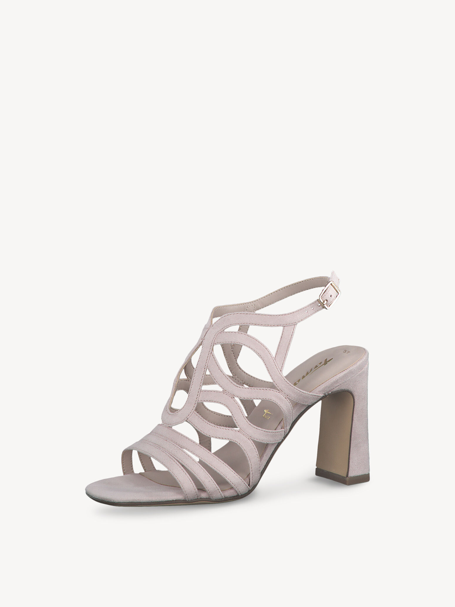 Sandale à talon - rose